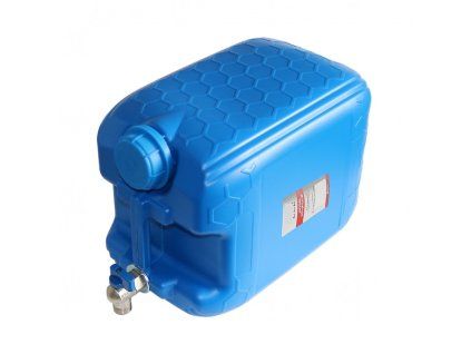10774 kanystr plastovy na vodu modry 10l s kovovym kohoutkem hornim 10695