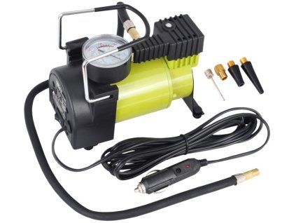 Kompresor kovový 12V, 11 BAR, s adaptéry a taškou, 58004_c